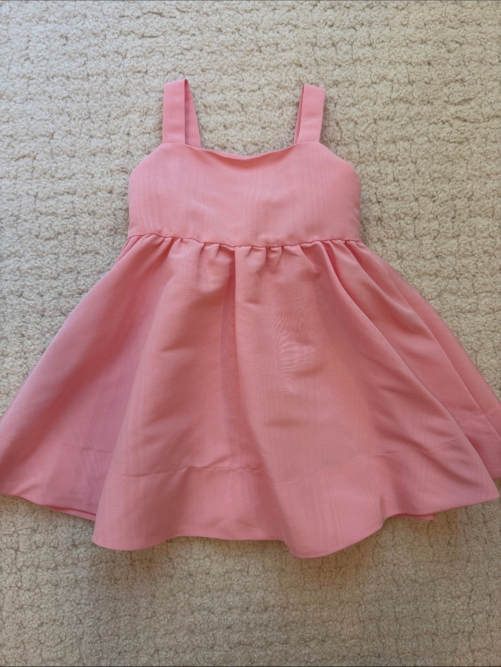 Pink Sleeveless Girls' Party Dress